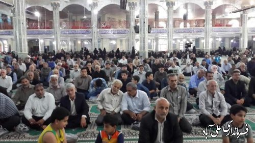 آیین سومین روز شهادت فرهنگی مدافع حرم گلستان در علی آبادکتول 