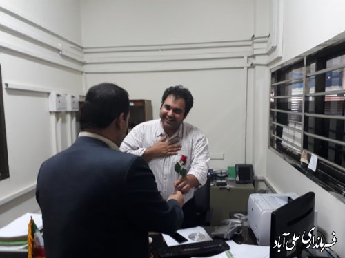 بازدید فرماندار از اداره تامین اجتماعی علی آباد کتول