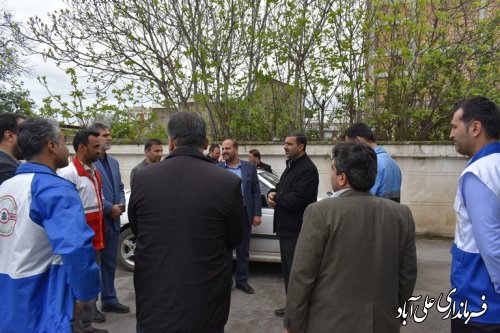 بازدید سرزده فرماندار از شبکه بهداشت و درمان شهرستان 