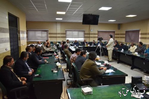 جلسه بررسی مشکلات مرغداران علی آباد کتول برگزار شد. 